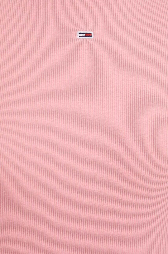 Tommy Jeans tricou roz DW0DW17383