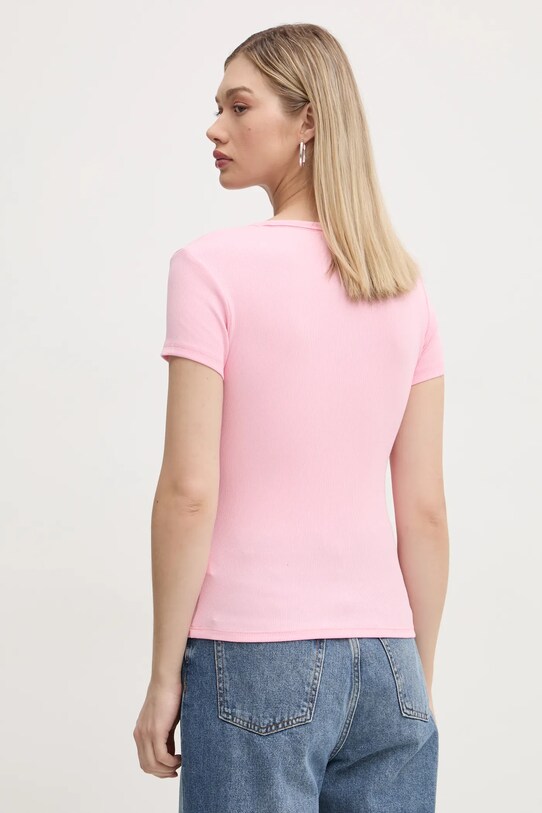 Îmbrăcăminte Tommy Jeans tricou DW0DW17383 roz