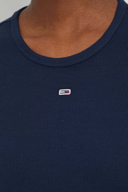 Majica kratkih rukava Tommy Jeans mornarsko plava DW0DW17383