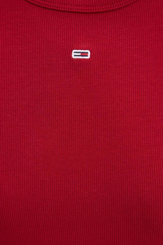 Tommy Jeans t-shirt DW0DW17383 burgundia
