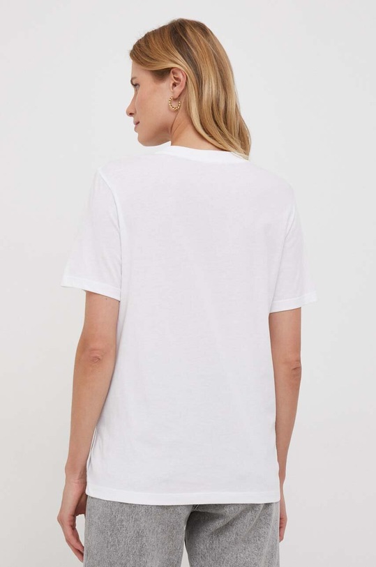 Oblečenie Bavlnené tričko Calvin Klein Jeans J20J222560 biela
