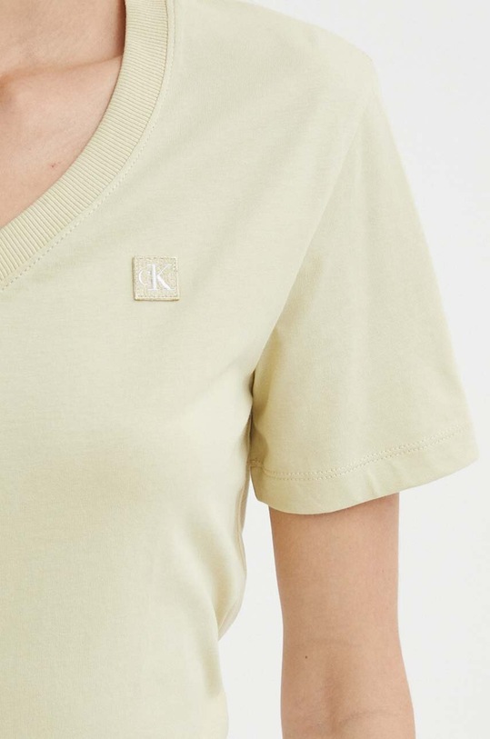 Calvin Klein Jeans t-shirt bawełniany zielony J20J222560