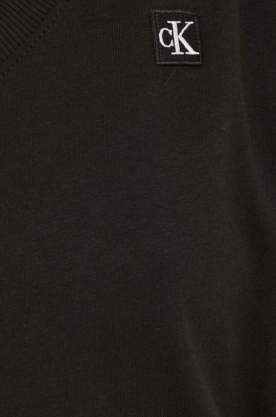 Бавовняна футболка Calvin Klein Jeans чорний J20J222560