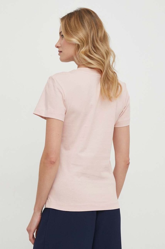 Bavlnené tričko Calvin Klein Jeans J20J222564 ružová SS24