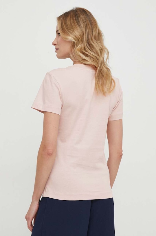 Bavlnené tričko Calvin Klein Jeans J20J222564 ružová SS24