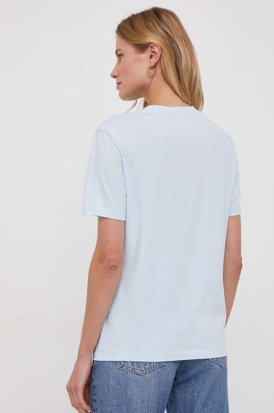Odzież Calvin Klein Jeans t-shirt bawełniany J20J223226 niebieski