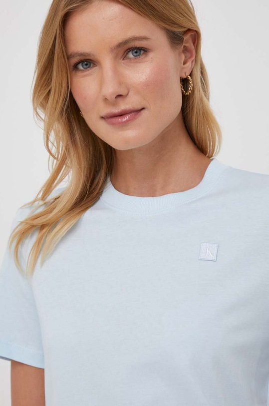 Calvin Klein Jeans t-shirt bawełniany niebieski J20J223226