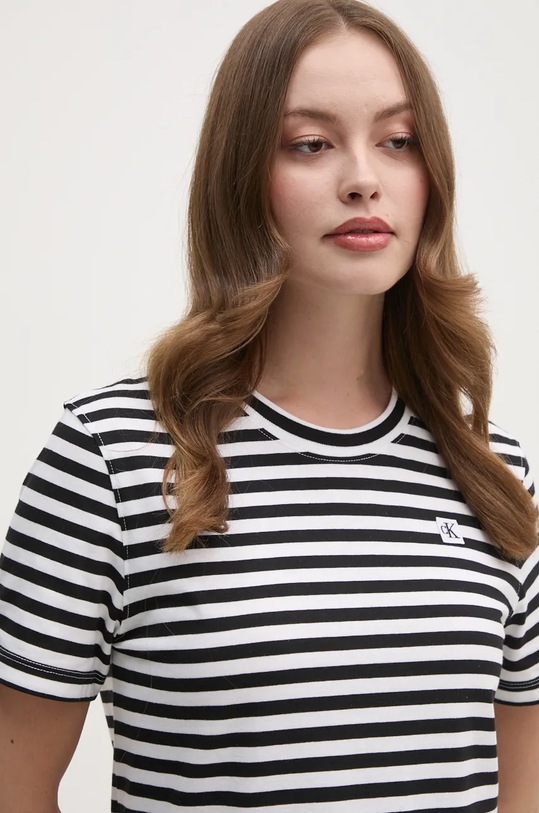 Calvin Klein Jeans t-shirt bawełniany czarny J20J223226