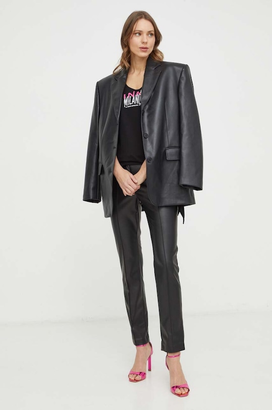 Pinko top bawełniany 103131.A1LV czarny SS24