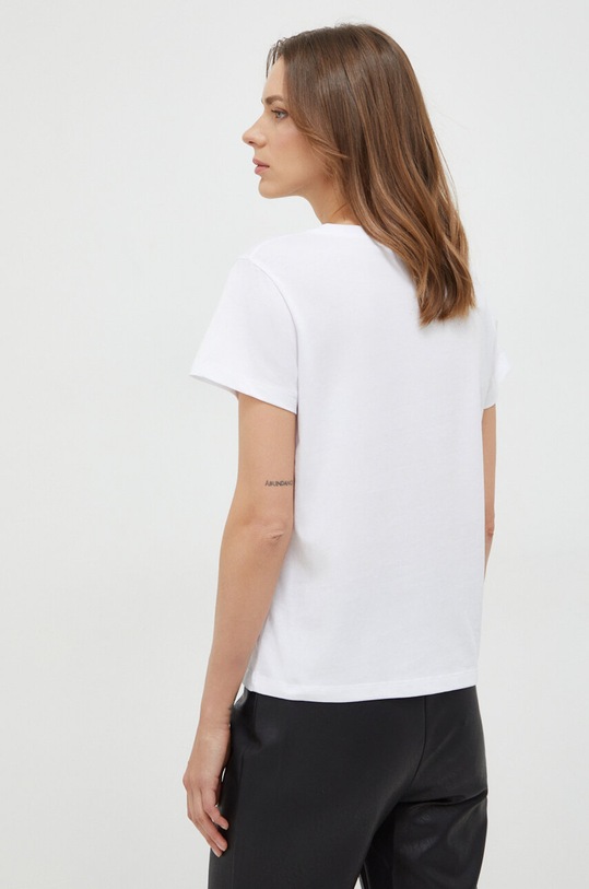 Odzież Pinko t-shirt bawełniany 100373.A1N8 biały