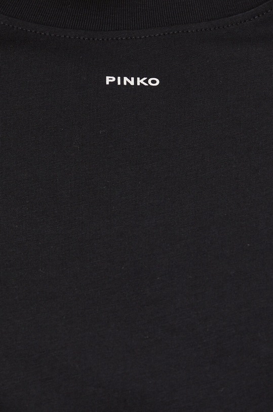 Pinko t-shirt bawełniany 100373.A1N8 czarny