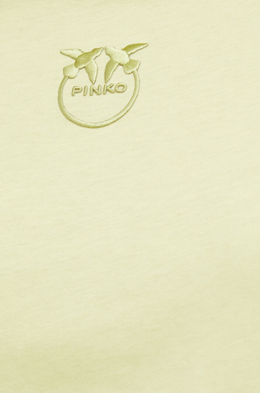 Bavlnené tričko Pinko 100355.A1NW žltá