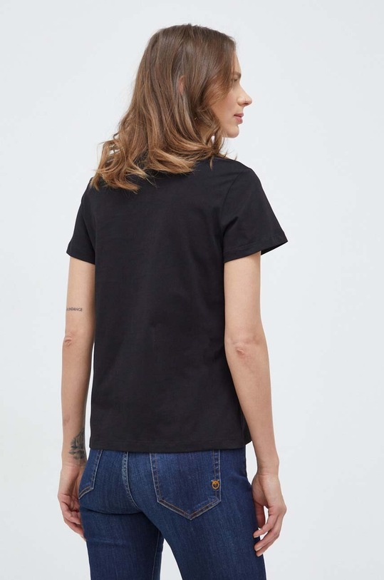Odzież Pinko t-shirt bawełniany 100355.A1NW czarny