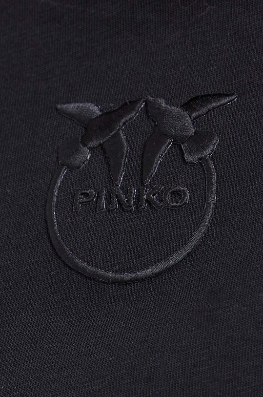 Pinko t-shirt bawełniany 100355.A1NW czarny