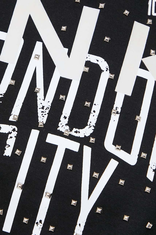 Pinko t-shirt bawełniany 103108.A1LV czarny