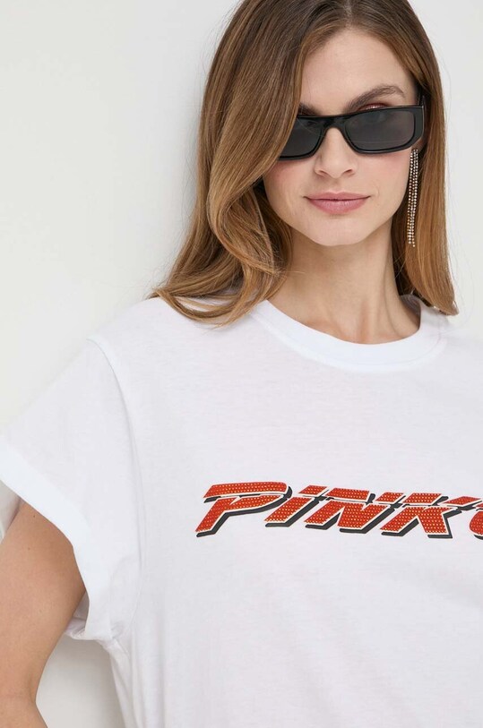 Pinko t-shirt biały 103138.A1P7