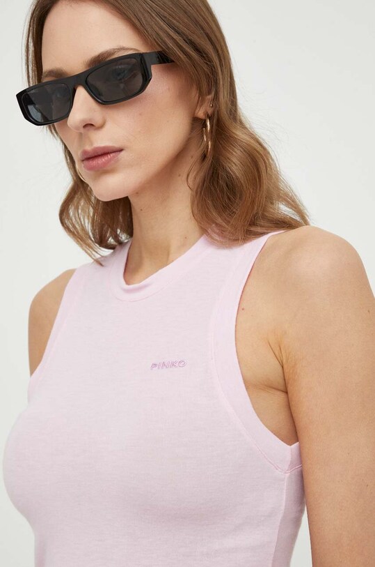Топ з домішкою кашеміру Pinko рожевий 102922.A1L1
