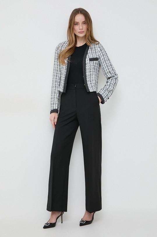 Top s příměsí kašmíru Pinko 102922.A1L1 černá SS24