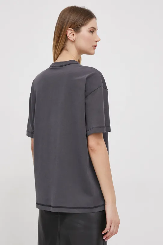 Одежда Хлопковая футболка Calvin Klein Jeans J20J222974 серый