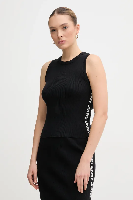 Топ Dkny чёрный DJ4R0115