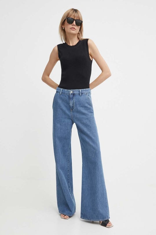 Dkny top pozostałe czarny P4BSAP22