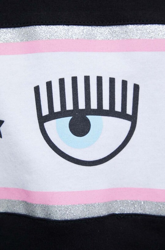 Chiara Ferragni t-shirt bawełniany LOGOMANIA 76CBHL01 czarny