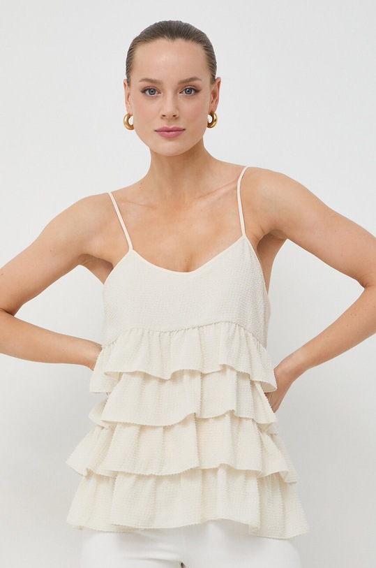 Twinset top regular beżowy 241AP2332