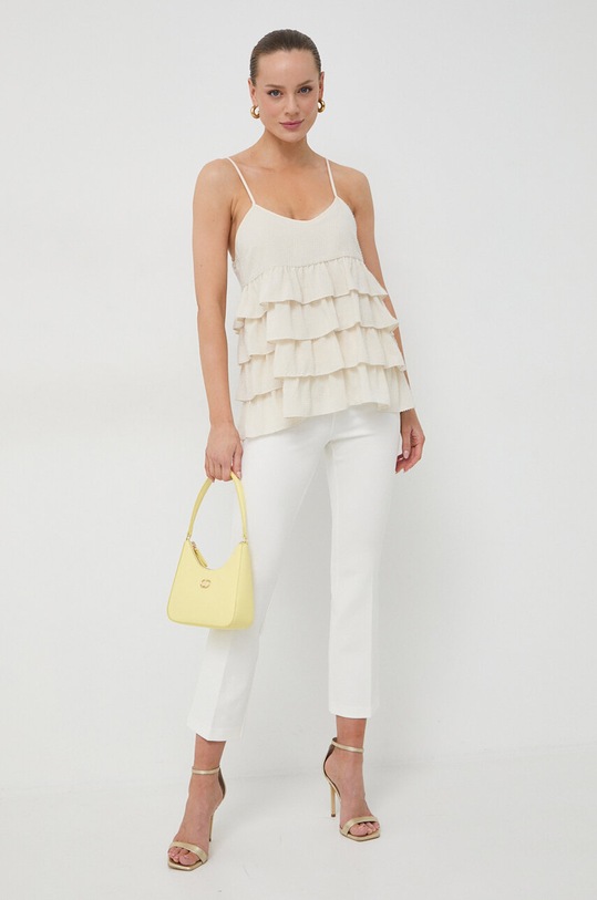 Twinset top 241AP2332 beżowy SS24