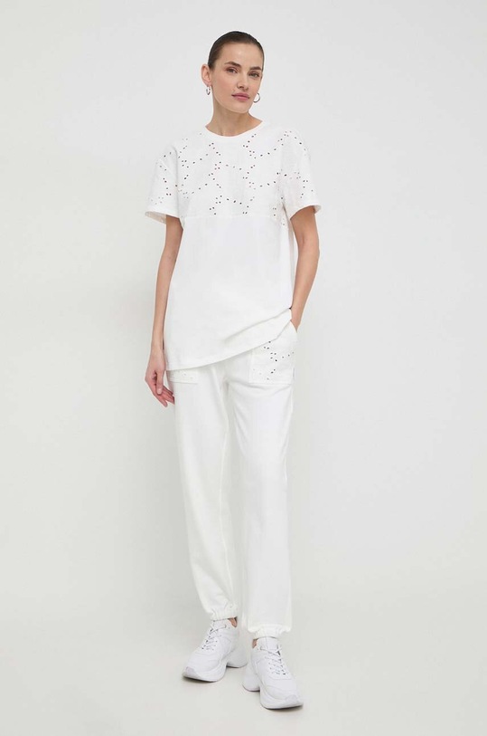 Μπλουζάκι Twinset 241LL2JKK λευκό SS24