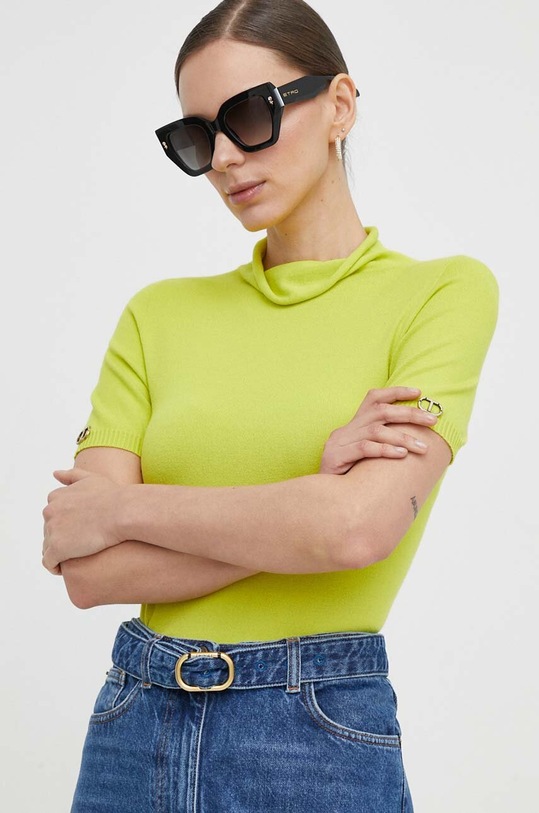 Twinset t-shirt pozostałe zielony 241TP3510