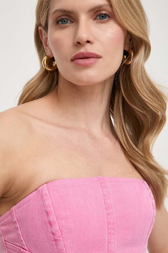 Корсет Patrizia Pepe розовый 8C0663.D056