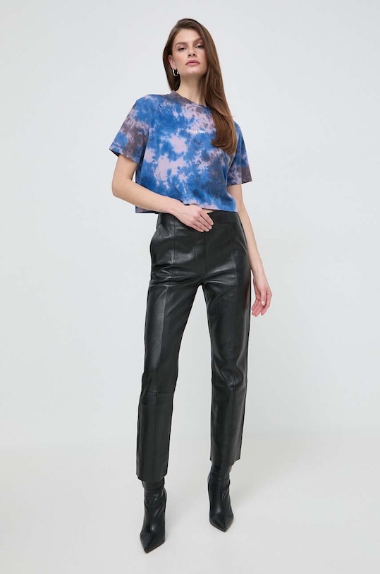 Patrizia Pepe tricou din bumbac 8M1592.J183 albastru AA00