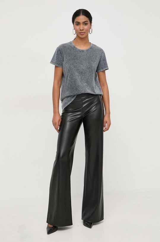 Patrizia Pepe t-shirt bawełniany 8M1593.J183 szary AA00