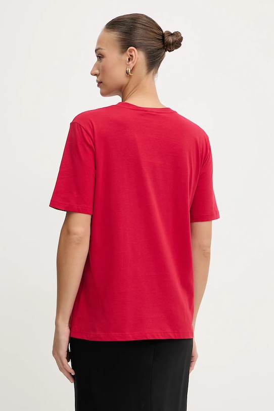 Ρούχα Βαμβακερό μπλουζάκι Patrizia Pepe 8M1612.J089 κόκκινο