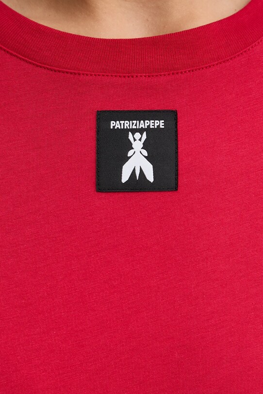 Patrizia Pepe t-shirt bawełniany 8M1612.J089 czerwony