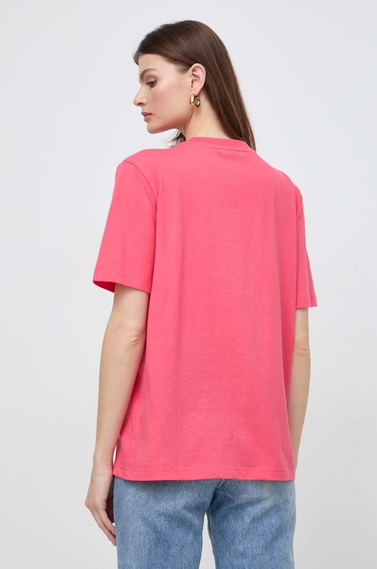 Odzież Patrizia Pepe t-shirt bawełniany 8M1612.J089 różowy