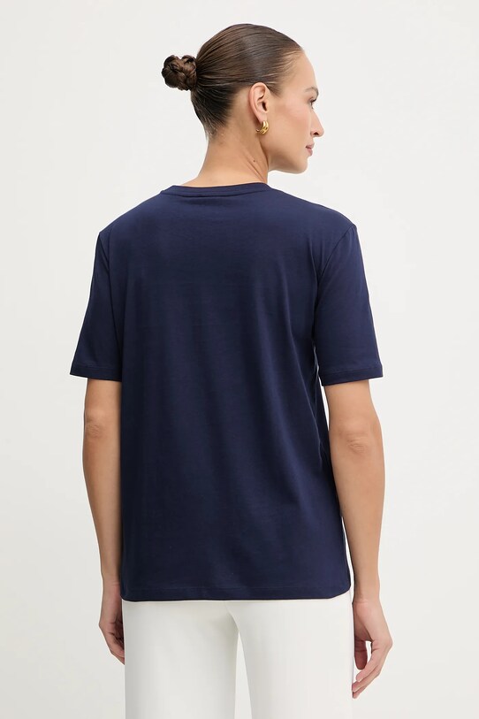 Ρούχα Βαμβακερό μπλουζάκι Patrizia Pepe 8M1612.J089 σκούρο μπλε