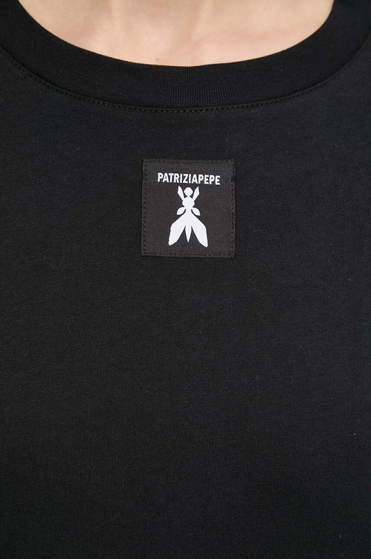 Patrizia Pepe t-shirt bawełniany 8M1612.J089 czarny