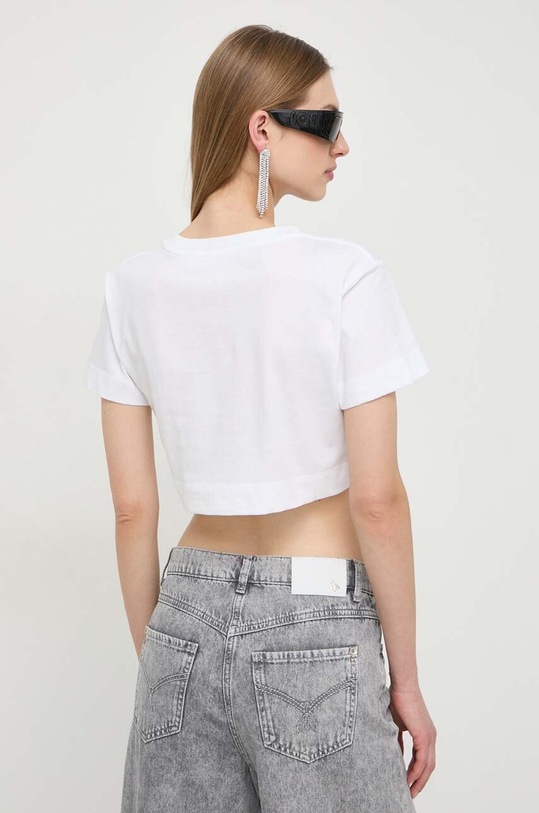 Odzież Patrizia Pepe t-shirt bawełniany 8M1613.J089 biały