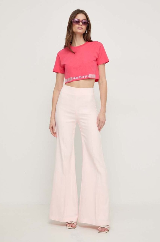 Patrizia Pepe t-shirt bawełniany 8M1613.J089 różowy AA00