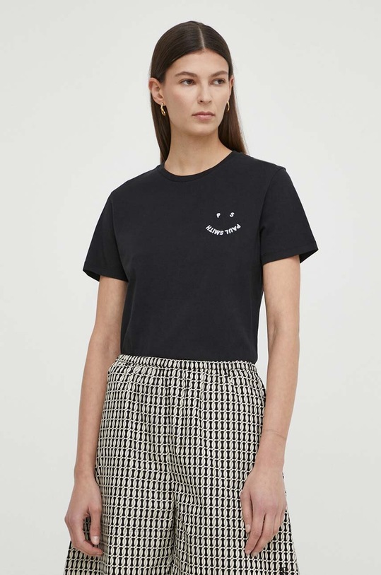Bavlnené tričko PS Paul Smith čierna W2R.G799E.M21154