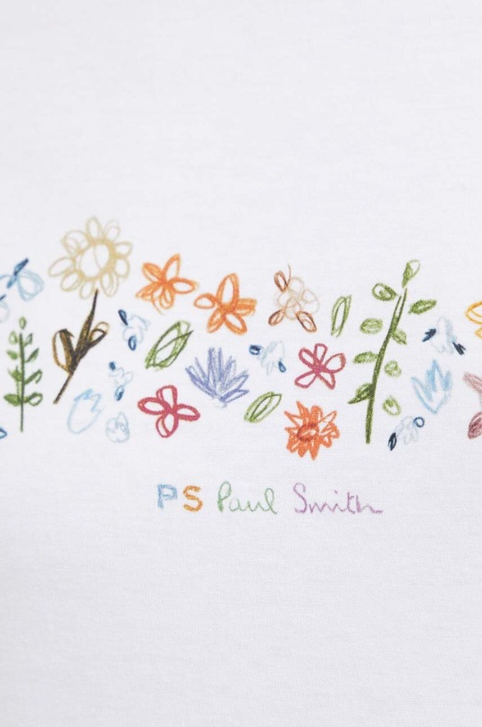 PS Paul Smith t-shirt bawełniany W2R.G799.MP4359 biały