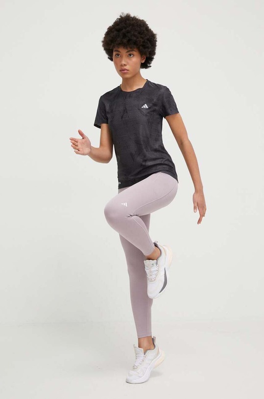 Футболка для бега adidas Performance IN0630 чёрный SS24