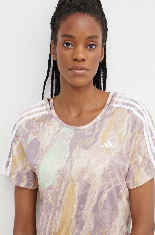 adidas Performance tricou de alergare Own the Run cu modele multicolor IN2979