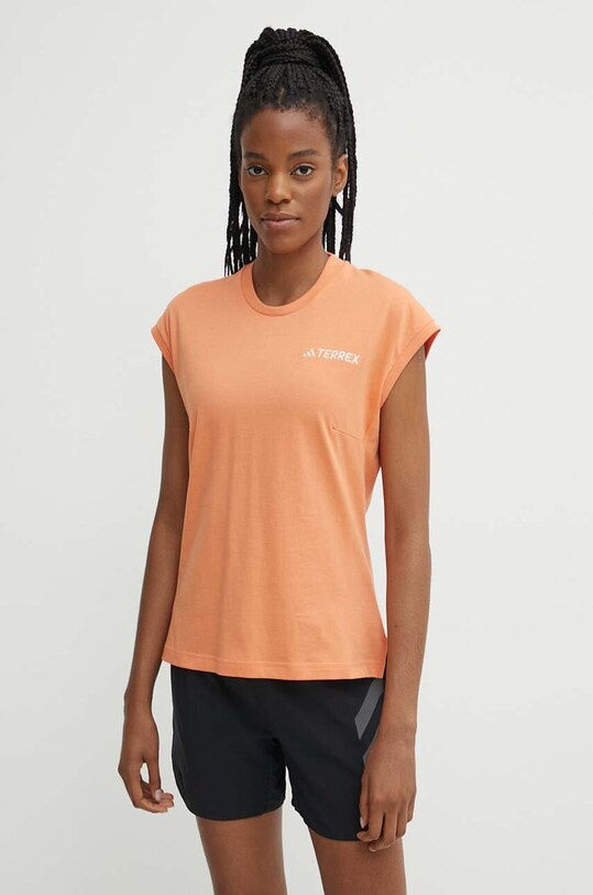 Oblečenie Tričko adidas TERREX Xploric Logo IN4622 oranžová