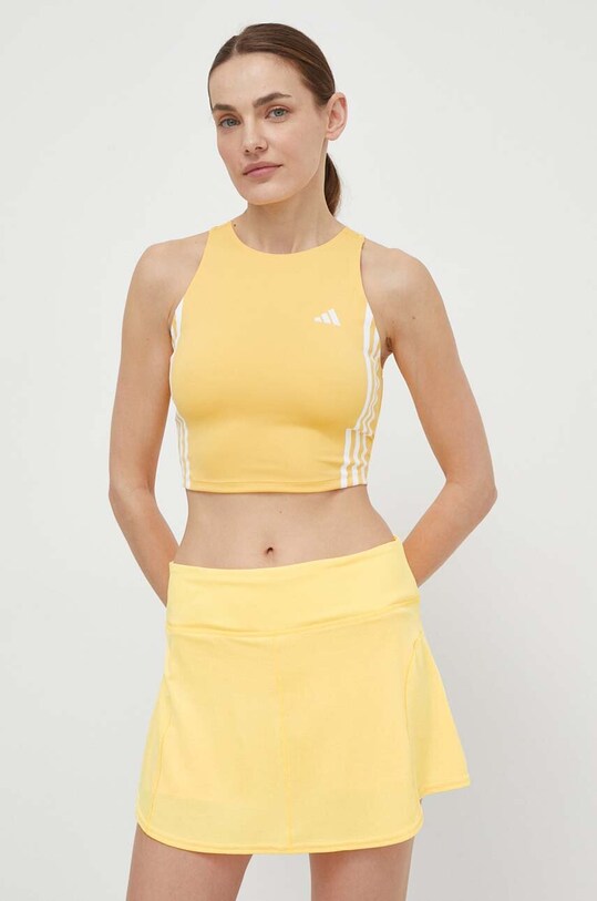 Топ для бега adidas Performance Own the Run slim жёлтый IN8340