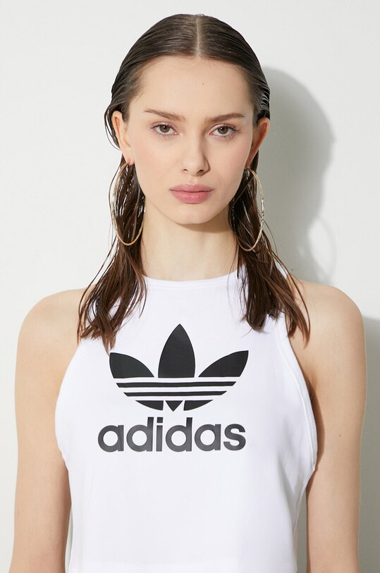 adidas Originals top Trefoil Tank IP0679 white