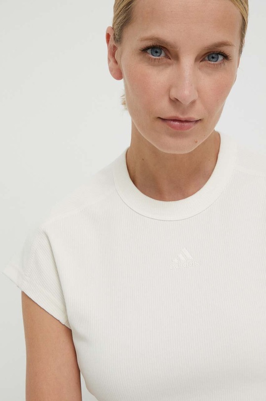 Tričko adidas béžová IP2272