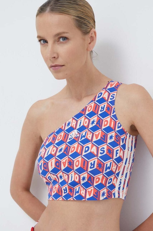 Top adidas x FARM Rio slim modrá IQ4504
