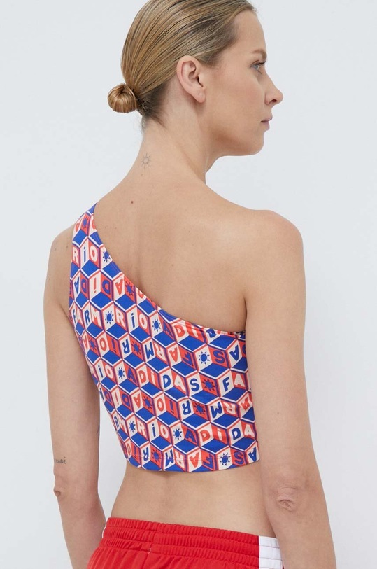 Oblečenie Top adidas x FARM Rio IQ4504 modrá